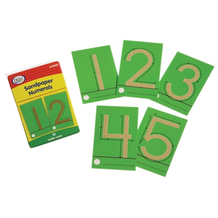 Didax Tactile Sandpaper Numerals 210828